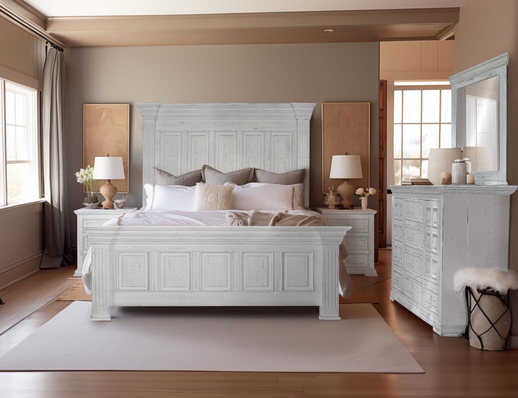 Terra White Dresser w/ Mirror