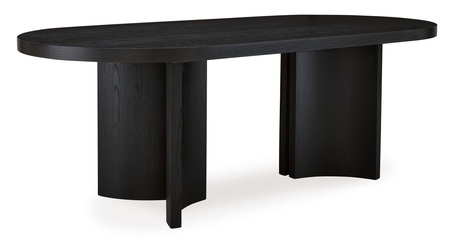 Briarstone 86" Oval Dining Room Table