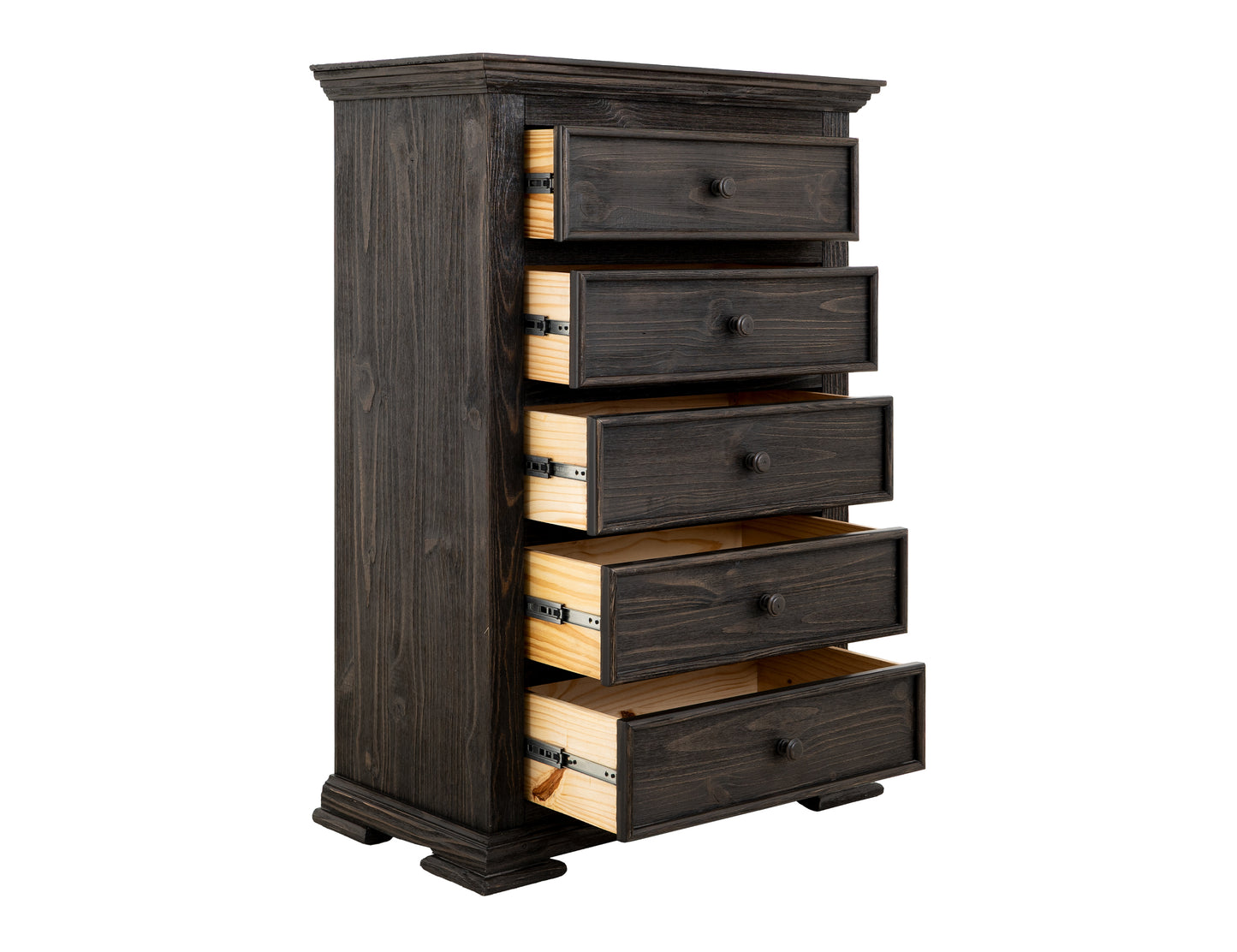 Terra Dark Five Drawer Chest