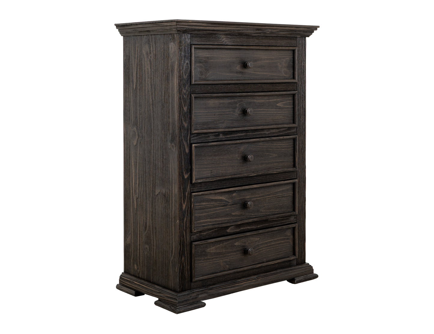 Terra Dark Five Drawer Chest