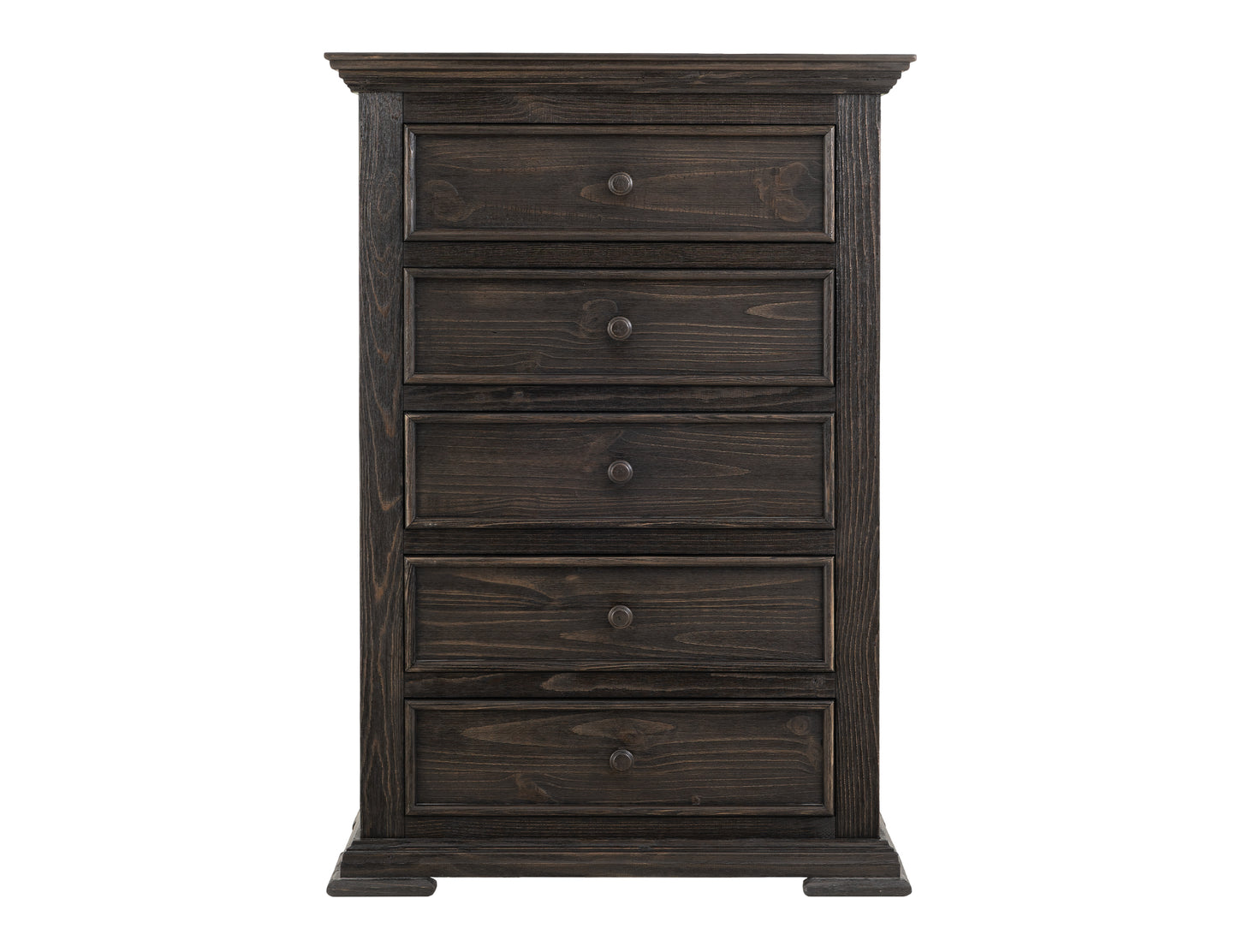 Terra Dark Five Drawer Chest