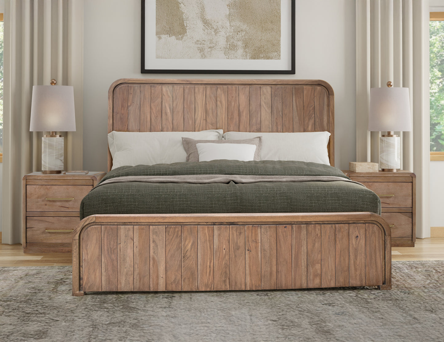 Plateau Queen Panel Bed