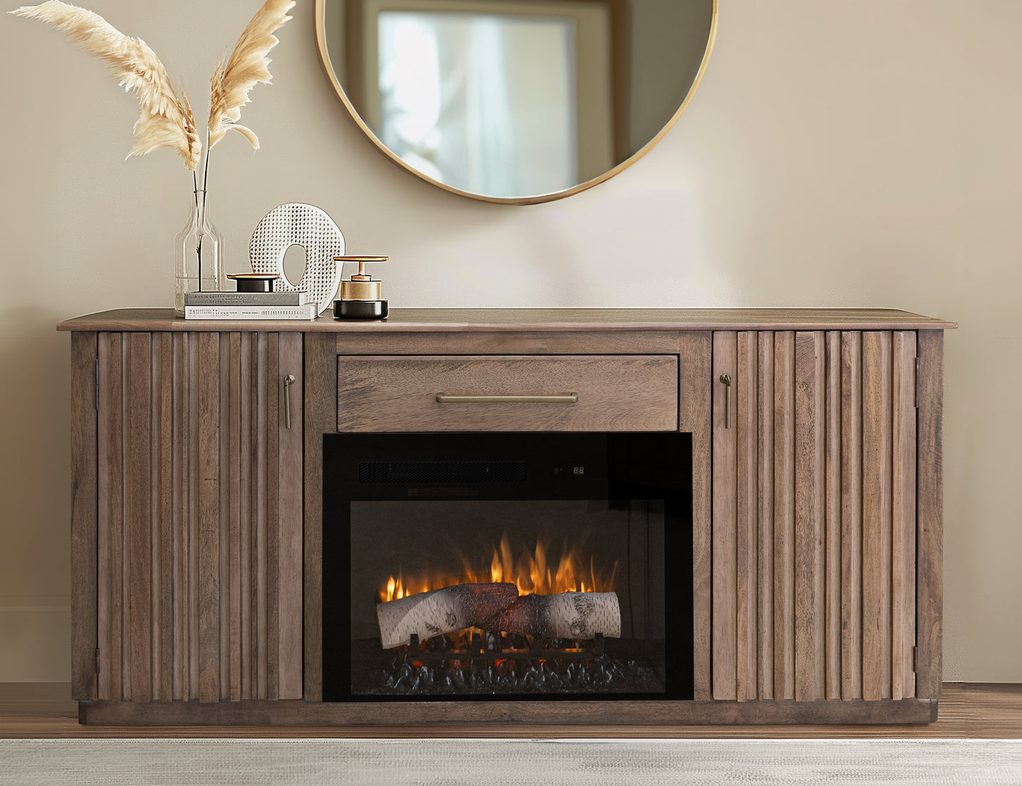 Plateau 70" Fireplace and TV Stand