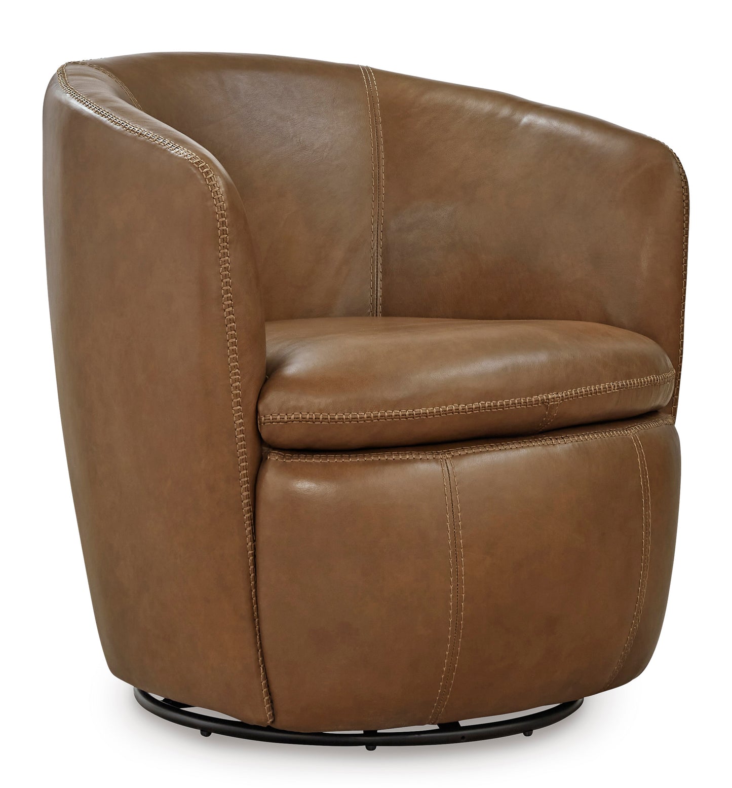 Cistern Caramel Accent Swivel Chair