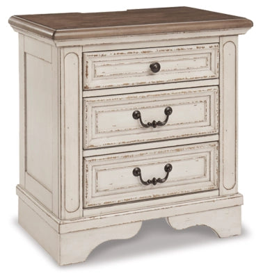 Kaylin 3 Drawer Charging Nightstand