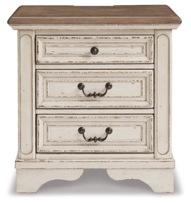 Kaylin 3 Drawer Charging Nightstand