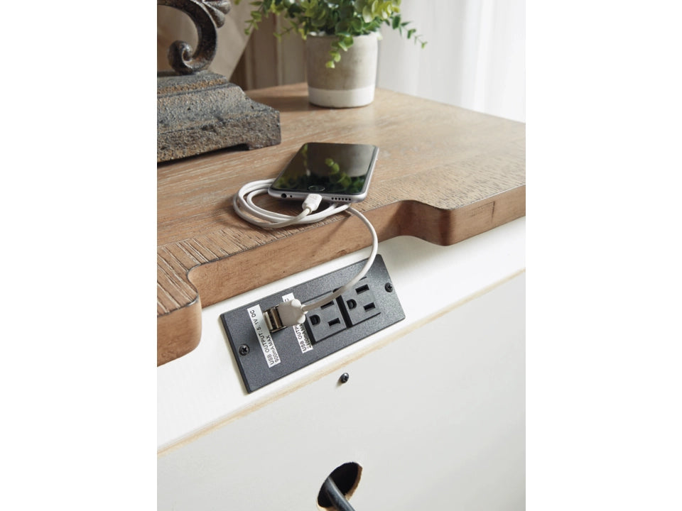 Kaylin 3 Drawer Charging Nightstand