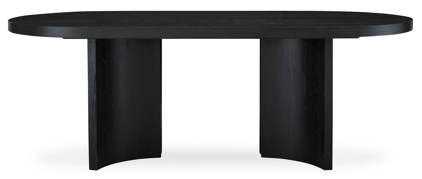 Briarstone 86" Oval Dining Room Table