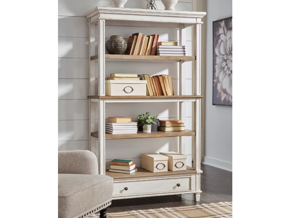Kaylin 75" Bookcase with 3 Shelves