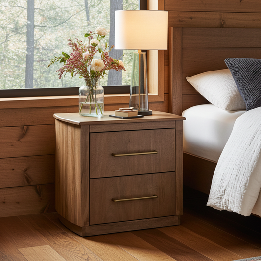 Plateau II 2 Drawer Nightstand